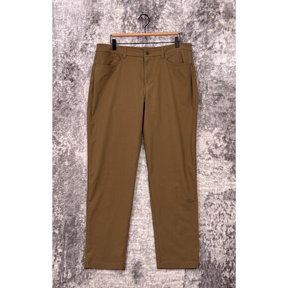 Lululemon Pants 34 x 29 Mens ABC Classic Fit 5 Pocket Warpstreme - Picture 1 of 7